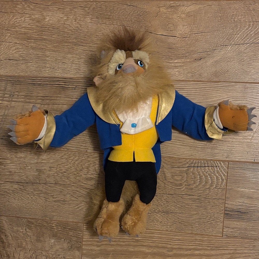 Vintage 1992 Disney Beauty and the Beast Plush 15 inch Mattel Stuffed Animal